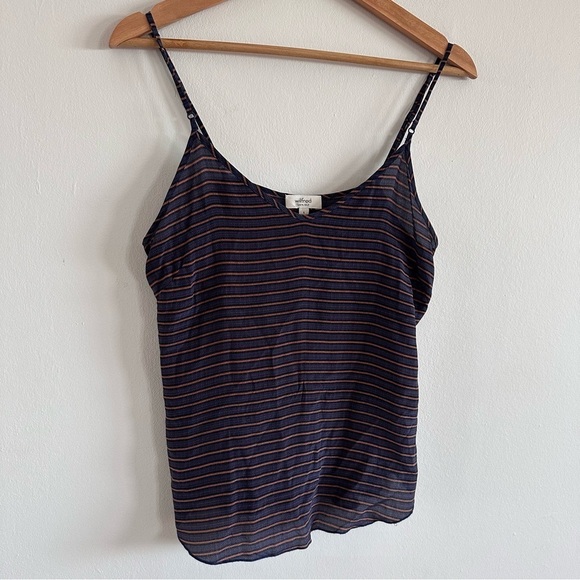 Aritzia Wilfred striped silk camisole tank top small - Picture 3 of 6